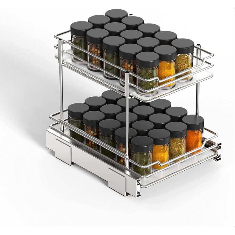 Prep & Savour Spice RackFor 2Tier Slide Out Kitchen